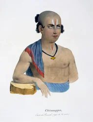 Chinnappa van de Paraiyar-kaste, 21 jaar oud, 1827-35